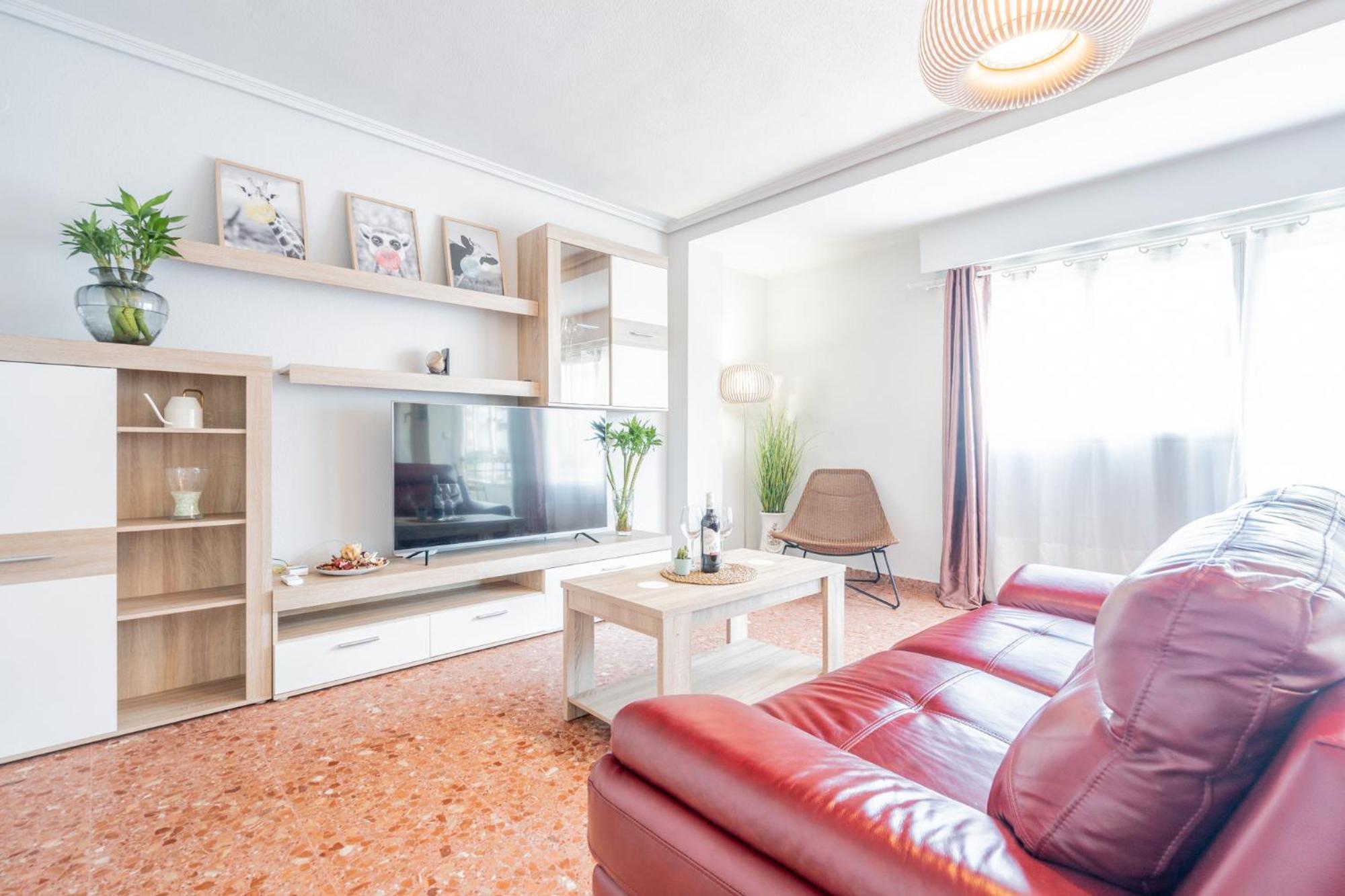Apartamento Familiar En Avenida Del Puerto バレンシア エクステリア 写真